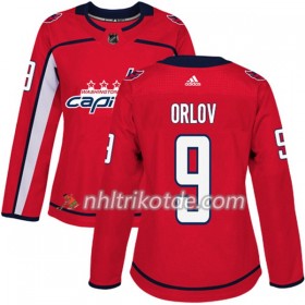 Washington Capitals Trikot Dmitry Orlov 9 Adidas 2017-2018 Rot Authentic - Dame